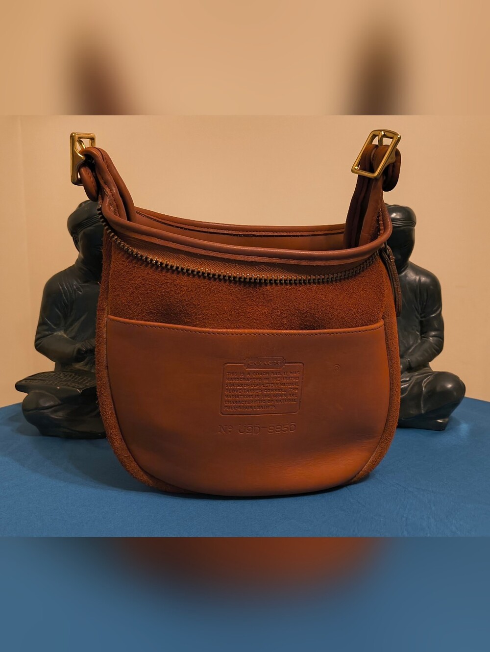 ​Vintage USA-Made Coach Janice Legacy Bag 9950 - Pristine Glove-Tanned Leather - Picture 2 of 14